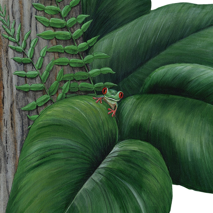 Rainforest Tree Wall Decal (35 in. x 96 in.)