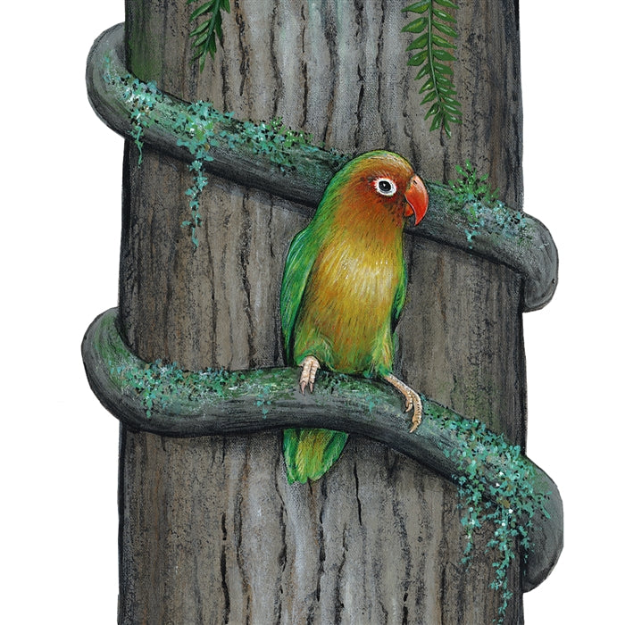 Rainforest Tree Wall Decal (35 in. x 96 in.)
