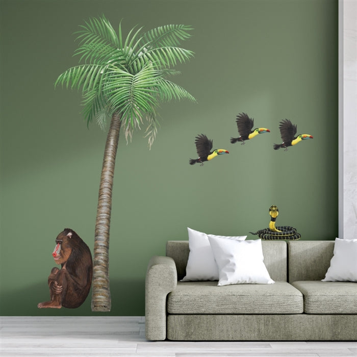 Palm Tree Wall Decal (Large 42 in. x 90 in.)